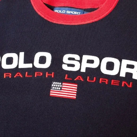Polo Ralph Lauren Polo Sport Flag Knit Sweatshirt Sweater - Picture 3 of 6